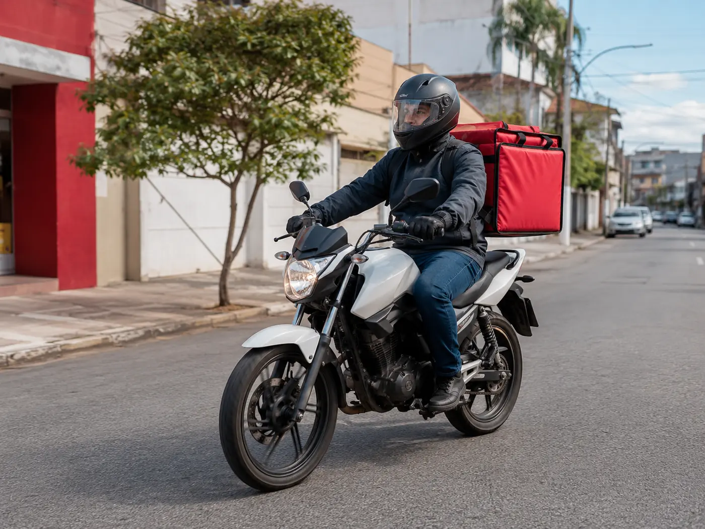 Entrega de medicamentos em Catalão por motociclista
